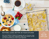 Cereal Container Storage Set - Airtight Food Storage Containers, Kitchen & Pantry