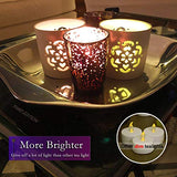 Homemory Realistic and Bright Flickering Bulb Battery Operated Flameless LED Tea Light