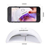 MelodySusie 30000 rpm Professional Nail Drill-Scarlet, High Speed, Low Heat, Low Noise, Low Vibration, Portable UV LED Nail Lamp, LED UV Gel Nail Polishes Professionally, Portable Electric Efile Drill