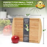 Greener Chef Small Cutting Board for Kitchen - 12 x 9 Inches - Perfect for Smaller Jobs