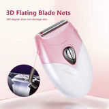TOUCHBeauty Body Hair Shaver for Women Pink Hair Remover Wet/Dry Shaving Body/Leg/Bikini Hair Removal 1459
