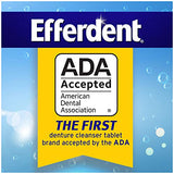 Efferdent Denture Cleanser Tablets, Complete Clean, Tablets, Multicolor, 252 Count