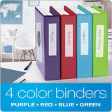 Cardinal 3 Ring Binders, 2 Inch Binder with Round Rings, Holds 475-Sheets