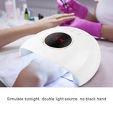 Nail Dryer Lamp, Professional Gel Polish Nail Curing Lamp Machine for Manicure, Pedicure, Home and Salon, 24w