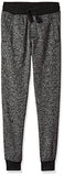 Southpole Boys' Big Jogger Fleece Pants in Basic Colors, Marled Black(New/Logo Patch)