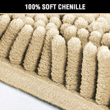 Bath Mat Super Soft Bath Rug for Bathrooms Microfiber Chenille Plush Rugs for Powder Room