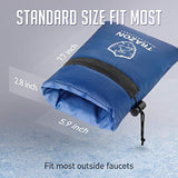 Trazon Outdoor Faucet Cover Socks for Winter Freeze Protection 2 Pack - Spigot Covers