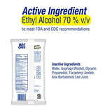 Wet Ones Plus 70% Alcohol Hand Sanitizer Wipes, 20 Count, 5 Pack