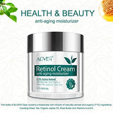 Retinol Cream for Face & Body Liposome Delivery System Hyaluronic Acid and Vitamin E, Aloe, AntiAging Moisturizer & Texture Repair Fine Line & Wrinkle