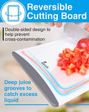 Extra Large Cutting Boards, Plastic Cutting Board for Kitchen Dishwasher Safe Non Slip
