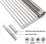Surpahs Over The Sink Multipurpose Roll-Up Dish Drying Rack