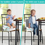 OTTOLIVES Toddler Booster Seat High Back Booster Seat for Dining Table Thick