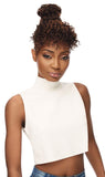 Outre Synthetic Bang x Bun Quick Curly Bun - TAMARA - 1B