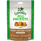 GREENIES PILL POCKETS for Dogs Capsule Size Natural Soft Dog Treats with Real Peanut