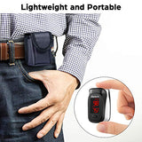 Fingertip Pulse Oximeter, Blood Oxygen Saturation Monitor with Alarming Beep