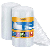 Fuxury Bubble Cushioning Wrap Roll Air Bubble Roll 2 Rolls 72 Feet Total