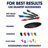 Quartet Combination Magnetic Whiteboard Calendar & Corkboard, 17" x 23" Combo