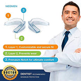 Neomen Professional Dental Guard - 2 Sizes, Pack of 4 - Upgraded Mouth Guard