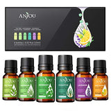 Essential Oils Set - Anjou Aromatherapy Essential Oil Top 6 10ml Pure & Therapeutic