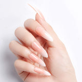 240 Pcs Stiletto Fake Nails Gradient Long Acrylic Full Cover Ballerina False Nail Tips for Nail Salons and DIY Nail Art, 12 Sizes