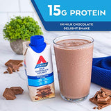 Atkins Milk Chocolate Delight Protein-Rich Shake. Rich and Creamy with High-Quality