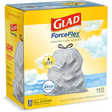 Glad Protection Series ForceFlex Tall Kitchen Drawstring Trash Bags – 13 Gallon