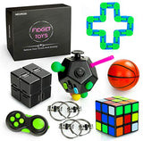 8 Pcs Sensory Fidget Toys Set for Kids Adults Girls- Stress Reducer Anxiety Relief Toys