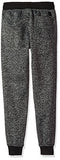 Southpole Boys' Big Jogger Fleece Pants in Basic Colors, Marled Black(New/Logo Patch)