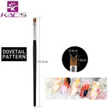 KADS 13pcs/set Fibre Nail Manicure Flower Brush for Nail Salons and Household Manicure Tools
