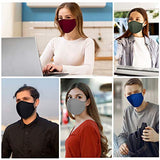 Cloth Face Masks Reusable Washable - Adjustable Cotton Masks Printed Face Covering 6 PCS