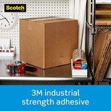 Scotch Heavy Duty Packaging Tape, 1.88" x 38.2 yd, Designed for Packing