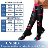 CHARMKING Compression Socks for Women & Men Circulation 15-20 mmHg