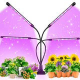 EZORKAS 9 Dimmable Levels Grow Light with 3 Modes Timing Function for Indoor Plant