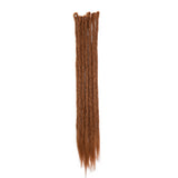20" Dreadlock Extension Ombre For Hip-Hop Synthetic Heat Resistant Faux Locs Dread Reggae Extension Twist Braiding Faux Locs Crochet For Man Women (15strands/3packs,light auburn)