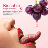 Climax Water Based Grape Flavored Natural Lube, 4oz Kissable Non Sticky Slippery