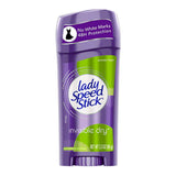 Lady Speed Stick Antiperspirant Deodorant Invisible Dry, Powder Fresh 2.3 oz (Pack of 8)