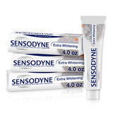 Sensodyne Toothpaste for Sensitivity, Extra Whitening for Sensitive Teeth, 4 Ounce