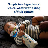 WaterWipes Unscented Baby Wipes, Sensitive and Newborn Skin, 4 Packs (240 Wipes)