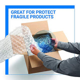 2-Pack Bubble Cushioning Wrap Rolls, 3/16" x 12" x 72' ft Total, Perforated