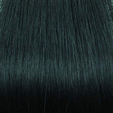 25 Strands Straight Micro Ring Links Locks Beads Keratin Stick I Tip Human Hair Extensions (#1 Black)