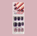KISS imPRESS Nails Press-On Manicure Nails (BIPD280-60660 BRIGHT AS A FEATHER)