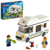 LEGO City Holiday Camper Van 60283 Building Kit; Cool Vacation Toy for Kids