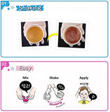 EZN Pudding Hair Dye Maple Red Hair Color #4.63 Hair Dye DIY Kit Included Korean Beauty