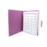 Eyelash Storage Book, 16 Pair False Eyelash Display Container, Makeup Display Catalog Grafting Holder, False Eyelashes Makeup Storage Container