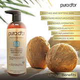 PURA D’OR Organic Fractionated Coconut Oil (16oz / 473ml) USDA Certified 100% Pure