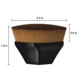 2PCS, Tenmon Petal-Shaped Foundation Brush, Foundation Makeup Brush, Suitable for Mixed Liquid, Cream or Flawless Powder Cosmetics, Multi-Function Makeup Brush