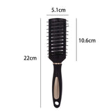 3Pcs Hair Brush Set Detangling Brush Paddle Comb for Women Men Kids Girls Wet Dry Use (Black)