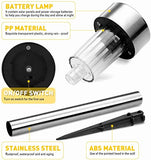 Solar Lights Outdoor, 12Pack Stainless Steel Outdoor Solar Lights - Waterproof, LED