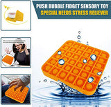 Pure Compression Silicone Push Pop Bubble Fidget Sensory Toy - Stress Reliever