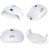 Gel UV LED Nail Lamp,LKE Nail Dryer 40W Gel Nail Polish UV LED Light with 3 Timers Professional for Nail Art Tools Accessories White
